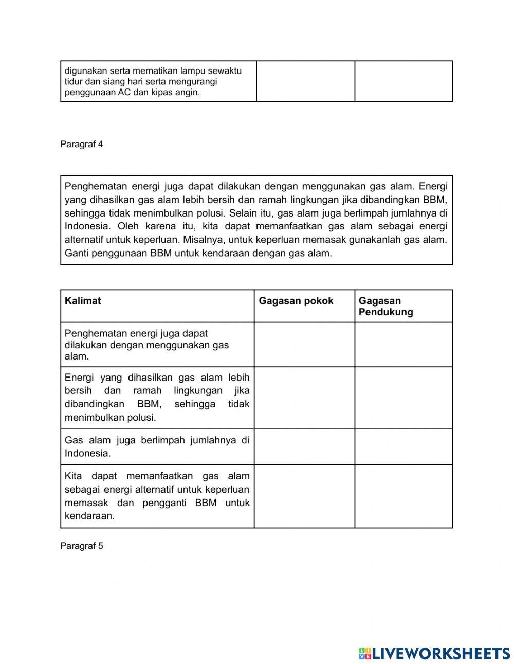 Bahasa Indonesi Free Interactive Worksheets 1370485