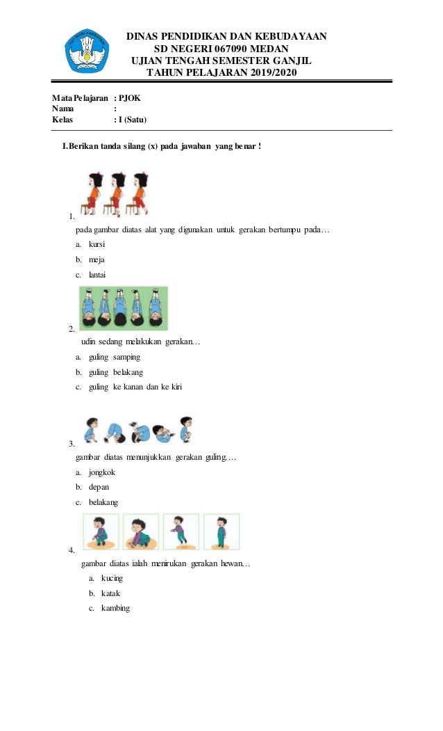 5 Contoh Soal Mid Semester 2 Kelas 3 SD PJOK yang Wajib Dikuasai Siswa Sebelum Ujian